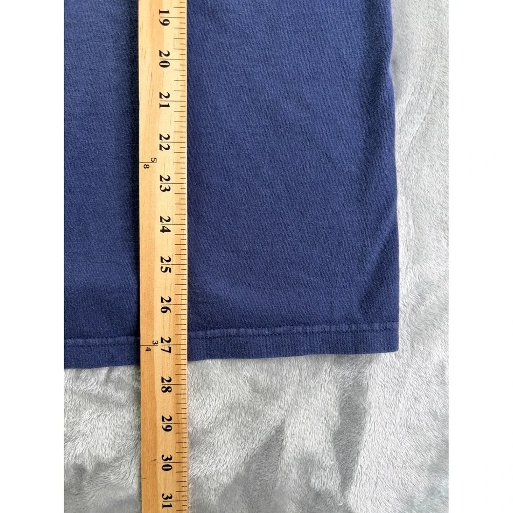 Vintage 90s Nike Basketball Graphic T-Shirt Men's Size L Navy Blue Cotton USA